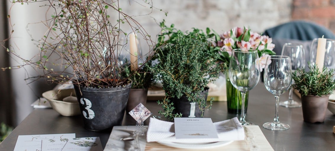 свадьба в индустриальном стиле