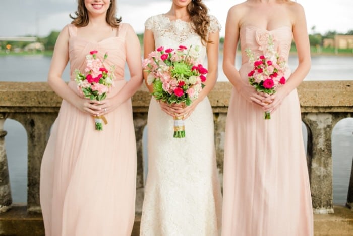 свадьба летом невеста и подружки