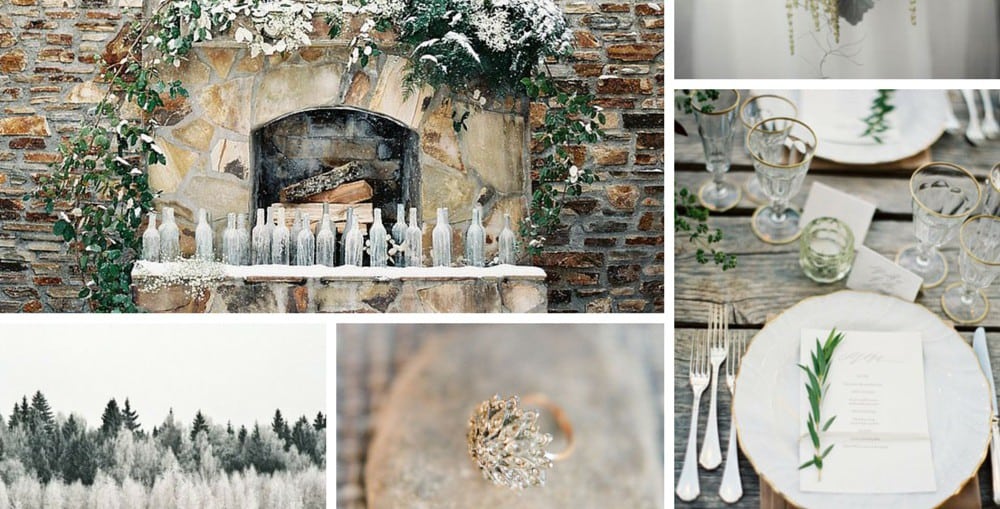 цвет зимней свадьбы