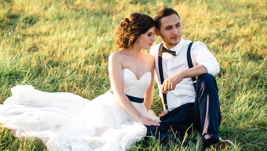 свадьба за городом