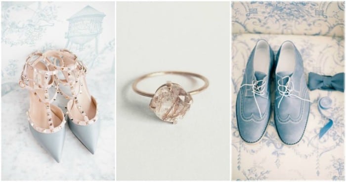 цвет свадьбы голубой