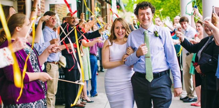 свадьба своими руками встреча молодоженов